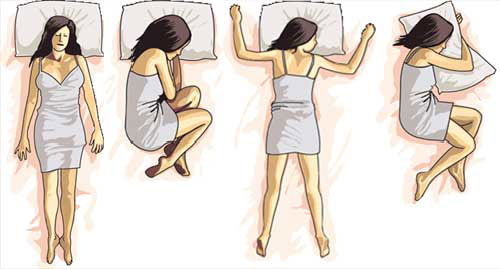 В какой позе правильнее спать